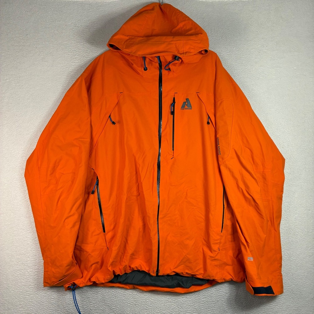 Eddie Bauer First Ascent WeatherEdge Plus Jacket Men 2XL Orange Vent Waterproof